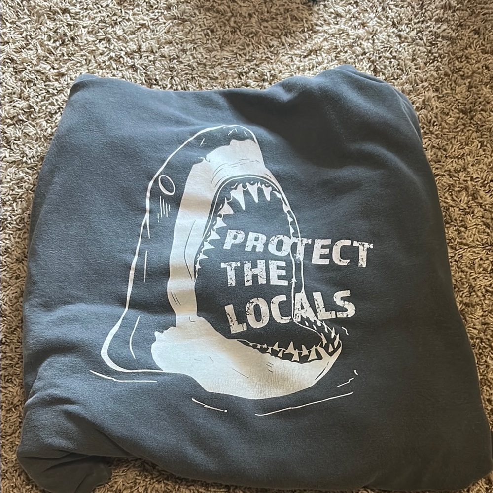 Protect the the locals shark hoodie